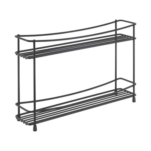 Metaltex Kumino 2 LAVA Gewürzregal 2 Etagen 33 x 8 x 21 cm - Behälter und Halterungen