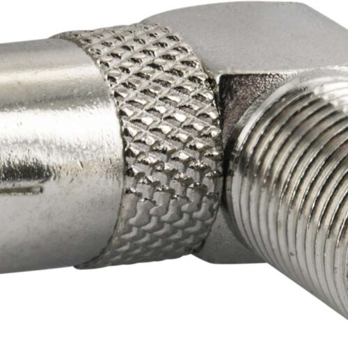 Schwaiger F-Quick Winkeladapter silber - Kabel & Verbinder