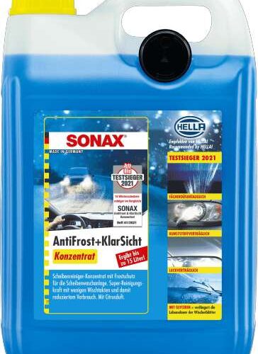 Sonax AntiFrost und Klarsicht Konzentrat Citrus 5 Liter - Frostschutz