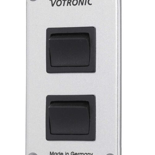 Votronic Schalter-Panel 2 x 16 A S für die Bordelektrik - Schalter, Taster & Rahmen