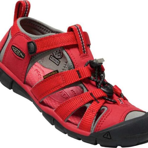Keen Seacamp II CNX Kindersandalen racing red gargoyle rot 24 - Kinderschuhe