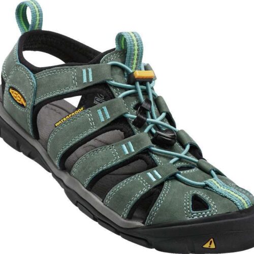 Keen Clearwater Leather CNX Damen Sandale türkis 40,5 - Damenschuhe