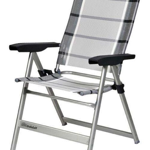 Dukdalf Dynamic Campingstuhl silber-anthrazit - Klappstühle