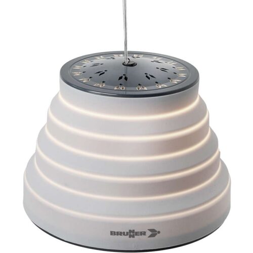 Brunner Syrma Fold-Away LED Zelt- und Vorzeltlampe grau - Hängelampen, Camping- & Sturmlaternen