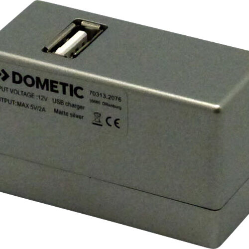 Dometic Stromschienenadapter mit USB-Anschluss silber - Leuchten Zubehör