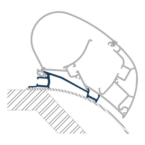 Dometic PR-Adapt Adapter für Dachmarkisen PR 2000 und PR 2500 4,0m - Markisenadapter