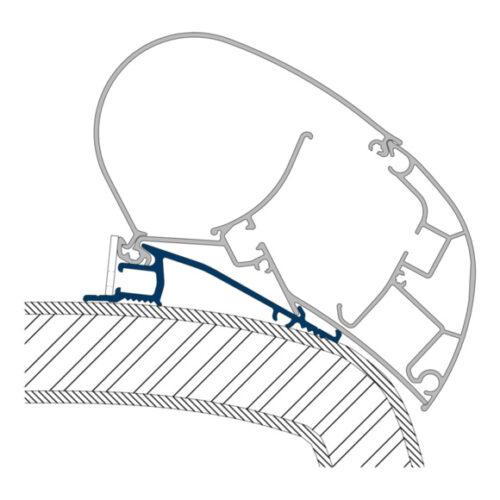 Dometic PR-Adapt Adapter für Dachmarkisen PR 2000 und PR 2500 4,0m - Markisenadapter