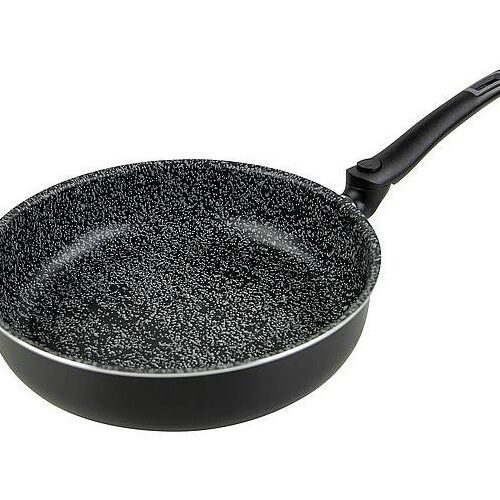 Bo-Camp Turn Bratpfanne mit klappbarem Griff 28 cm schwarz - Camping Pfannen & Woks