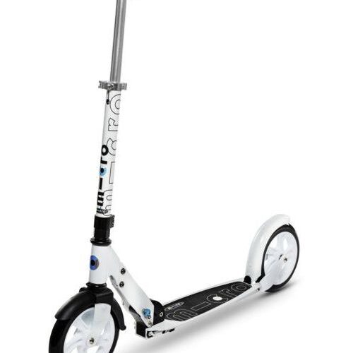 Micro Black/White klappbarer Scooter Weiß - E-Bikes, Scooter & Zubehör