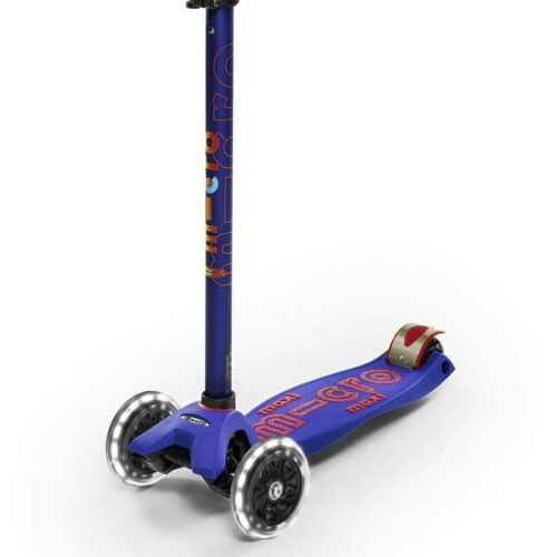 Micro Maxi Deluxe LED Kinder Kickboard Blau - E-Bikes, Scooter & Zubehör