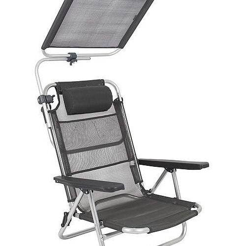 Bo-Camp Sonnenschirm für Stuhl grau - Sichtschutz & Sonnenschirme