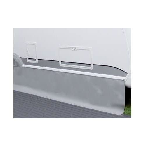 Hindermann Winterbodenschürze mit Textilkeder hellgrau 5 x 0,75 Meter - Bodenschürzen