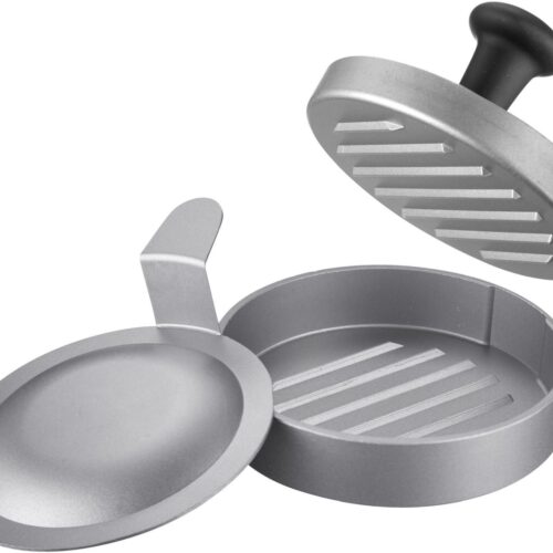 Westmark Hamburgermaker mit Heber Uno Plus silber - Sicherheit und Kochhilfen