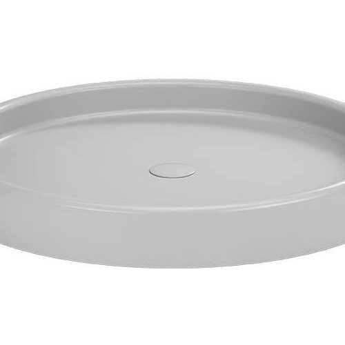 Metaltex Giro Drehregal/ Küchenrondell 28x4 cm grau - Aufbewahrungs- & Transportbehälter