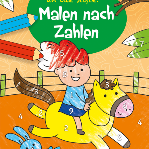 Kangaroo Kinderbücher Malen nach Zahlen - Pony - Sachbücher & Lustiges