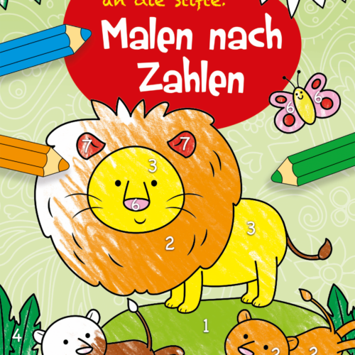 Kangaroo Kinderbücher Malen nach Zahlen - Löwe - Sachbücher & Lustiges