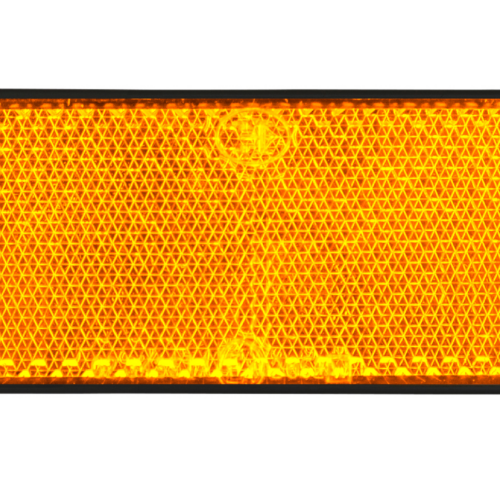 LAS Reflektor viereckig 2 Stück orange - Fahrzeugbeleuchtung außen