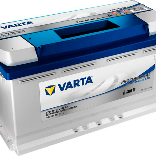 A. Müller LED95 Blockbatterie 12 V 95 Ah - Fahrzeug-Batterien