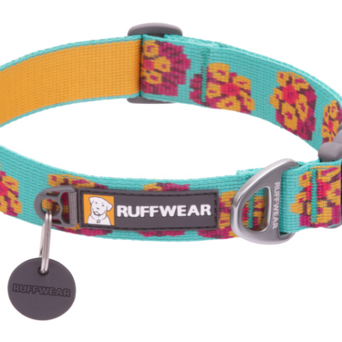Ruffwear Flat Out Hundehalsband 51 - 66 cm spring burst - Hundegeschirr und Leinen
