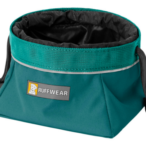 Ruffwear Quencher Cinch Top Hundenapf für unterwegs L tumalo teal - Hundenäpfe und Trinkflaschen