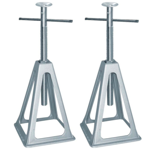 Berger Stützbocksatz aus Aluminium höhenverstellbar 2er-Set - Stützen & Stützplatten
