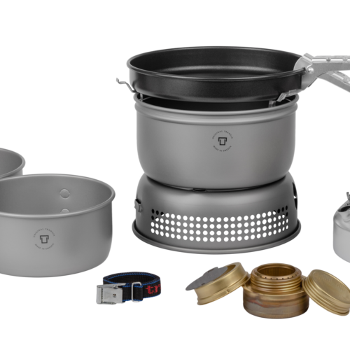 Trangia Trangiakök 25-4 HA Campingkochset 4- teilig mit Spiritusbrenner Set 1 - Spirituskocher