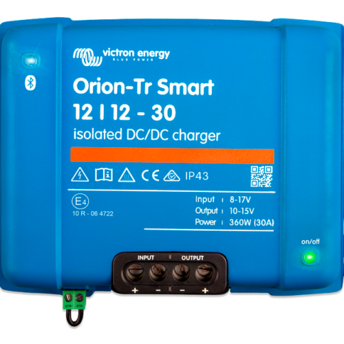 Victron Orion-Tr Smart DC-DC Ladebooster 12/12 mit Bluetooth isoliert 30 A - Batterie-Ladegeräte von Victron Energy