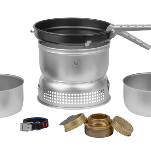 Trangia Trangiakök 25-23 UL / D Campingkochset 3- teilig mit SpiritusbrennerSet 4 - Spirituskocher