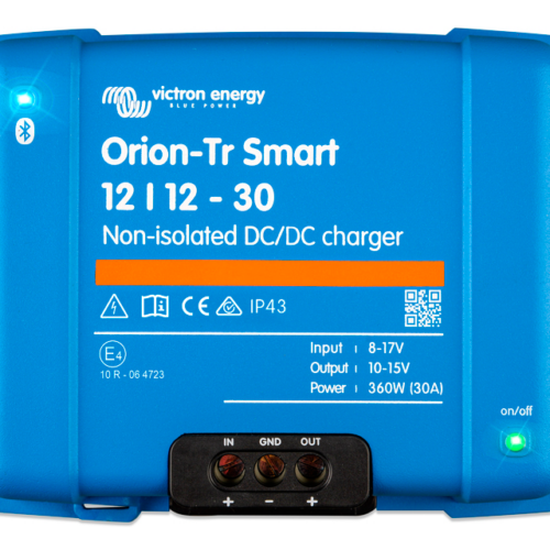 Victron Orion-Tr Smart DC-DC Ladebooster 12/12 mit Bluetooth nicht isoliert 30 A - Batterie-Ladegeräte von Victron Energy