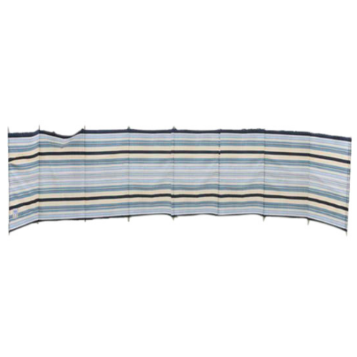 Blue Diamond gestreifter Windschutz 7,3 x 1,22 Meter sand grau - Sichtschutz & Sonnenschirme