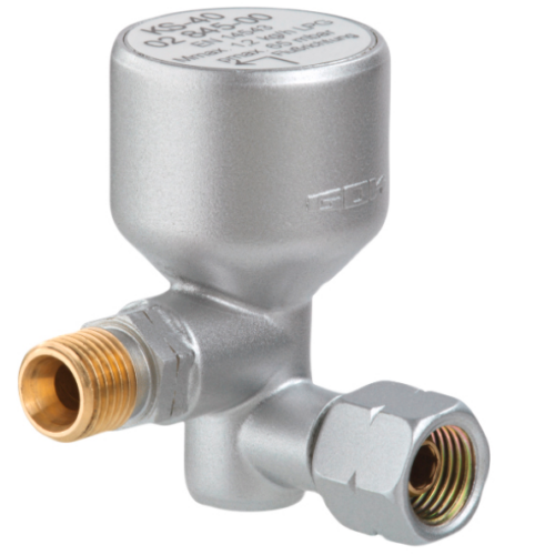 GOK Kippschutzventil Gas KS-40 G1/4LH UEM x G1/4LH -KN SV - Ventile & Gashähne