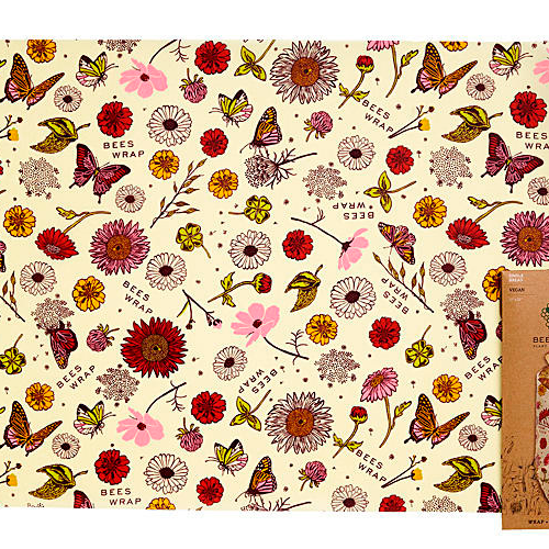 Bees Wrap Pflanzenwachstuch Vegan Meadow Magic für Brote - Lebensmittelbehälter / Vorratsdosen von BeesWrap