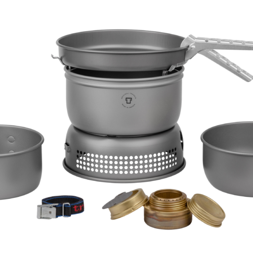 Trangia Trangiakök 25-1 HA Campingkochset 3- teilig mit Spiritusbrenner Set 10 - Spirituskocher