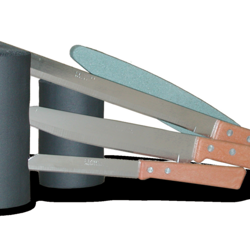 Armacell ArmaFlex Messer Set 4 teilig für Kautschukprodukte mit Schleifstein - Campingbesteck