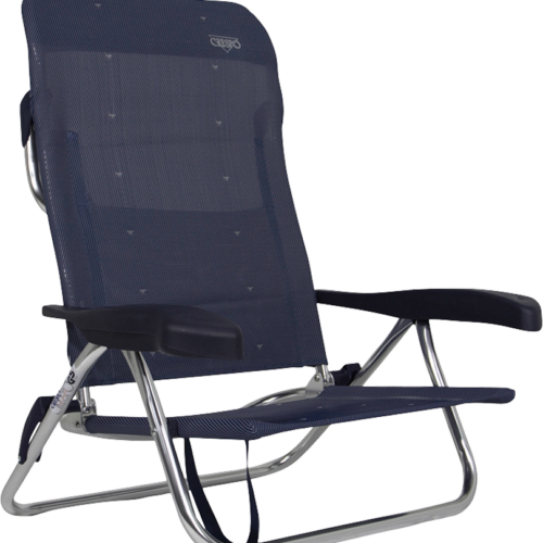 Crespo AL/221-M Beach Chair Strandstuhl blau - Strandstühle