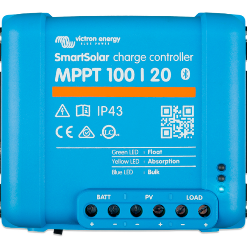 Victron SmartSolar 100/20 MPPT Solarladeregler 20 A 12 / 24 / 48 V - Solar-Laderegler von Victron Energy