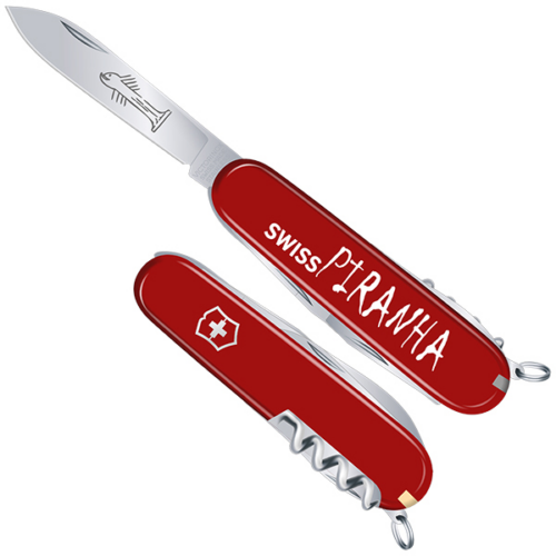 Swiss Piranha Victorinox Taschenmesser mit 13 Funktionen - Outdoor Messer