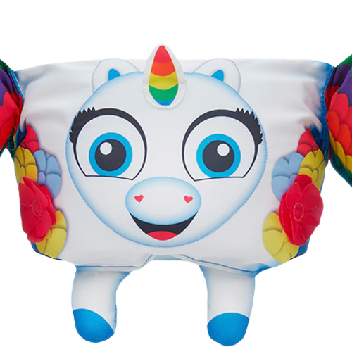 Sevylor Puddle Jumper 3D Schwimmflügel weiß bunt Einhorn - Badespaß
