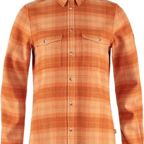 Fjällräven Heavy Flannel Bluse orange XL - Damenshirts, -blusen & -pullover