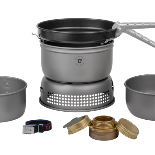 Trangia Trangiakök 25-3 HA Campingkochset 3- teilig mit Spiritusbrenner Set 5 - Spirituskocher