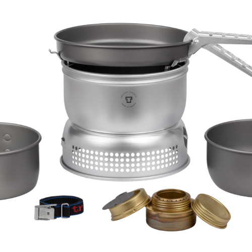 Trangia Trangiakök 25-7 UL / HA Campingkochset 3- teilig mit Spiritusbrenner Set 6 - Spirituskocher