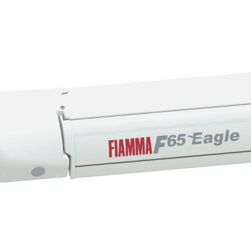 Fiamma F65eagle Ducato 399 Markise Gehäusefarbe Polar White Tuchfarbe Royal Grey 405 cm - Kassettenmarkisen