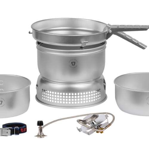 Trangia Trangiakök 25 - 1 UL Campingkochset 3- teilig mit Gasbrenner Set 4 - Gaskocher