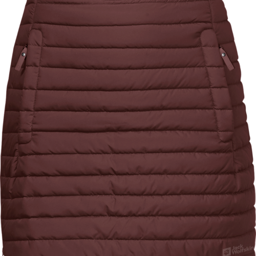 Jack Wolfskin Iceguard Damen Daunenrock dunkelrot L - Damenhosen, -röcke & -kleider