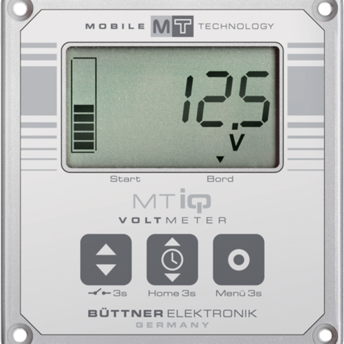 Büttner LCD Voltmeter und Zeitschaltuhr Spannungsmesser für Autobatterie - Batteriecomputer & Anzeigepanele von Büttner Dometic