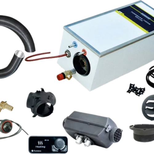 Pundmann Warmduscher-Set 12V / 200 W / Air 4D / 6 Liter - Wasserboiler & Thermen