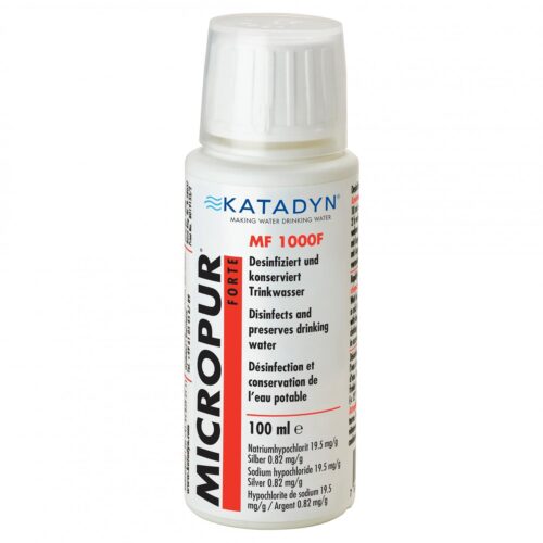 Katadyn Micropur Forte MF 1000F Pulver Wasserdesinfektion & Wasserkonservierung 100 ml - Wassertankentkeimung & -reinigung