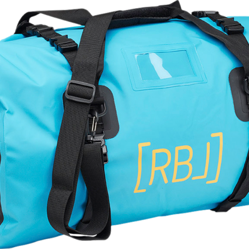 Rebel Outdoor Duffelbag / Wochenendtasche wasserdicht mit Roll-Top Verschluss 40 Liter blau - Wasserdichte Taschen & Beutel