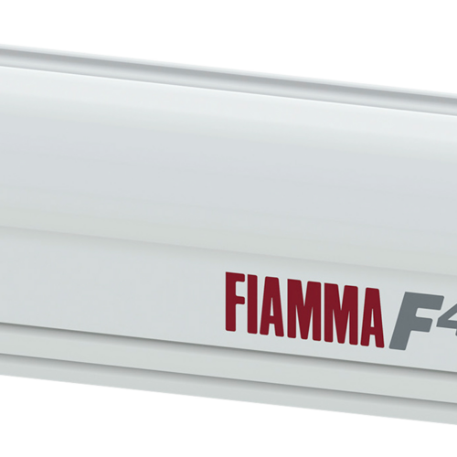 Fiamma F45s Wandmarkise 450 cm Rechtslenker (Polar White / Royal Grey) - Kassettenmarkisen