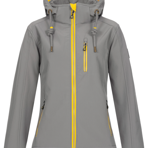 Ankerglut Ankerglutfreude Softshelljacke Damen  dunkelgrau 46 - Damenjacken